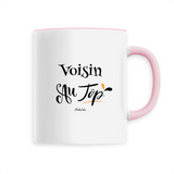 Mug - Voisin au Top - 6 Coloris - Cadeau Original - Cadeau Personnalisable - Cadeaux-Positifs.com -Unique-Blanc-