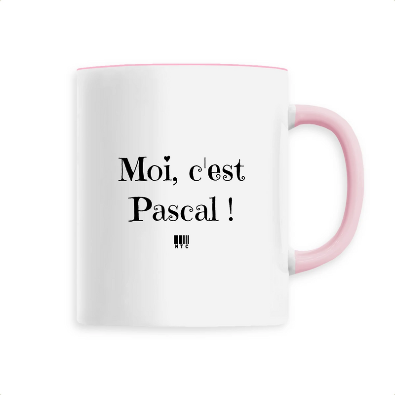 Cadeau anniversaire : Mug - Moi c'est Pascal - 6 Coloris - Cadeau Original - Cadeau Personnalisable - Cadeaux-Positifs.com -Unique-Rose-