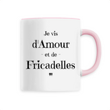 Mug - Amour et Fricadelles - 6 Coloris - Cadeau Original - Cadeau Personnalisable - Cadeaux-Positifs.com -Unique-Blanc-