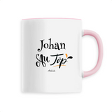 Mug - Johan au Top - 6 Coloris - Cadeau Original - Cadeau Personnalisable - Cadeaux-Positifs.com -Unique-Blanc-