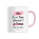 Mug - Iris je t'aime - 6 Coloris - Cadeau Tendre & Original - Cadeau Personnalisable - Cadeaux-Positifs.com -Unique-Blanc-