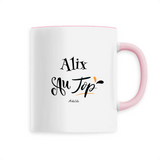 Mug - Alix au Top - 6 Coloris - Cadeau Original - Cadeau Personnalisable - Cadeaux-Positifs.com -Unique-Rose-