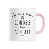 Mug - Une Comptable trop Géniale - 6 Coloris - Cadeau Original - Cadeau Personnalisable - Cadeaux-Positifs.com -Unique-Blanc-
