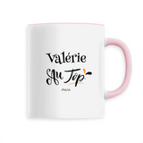 Mug - Valérie au Top - 6 Coloris - Cadeau Original - Cadeau Personnalisable - Cadeaux-Positifs.com -Unique-Blanc-