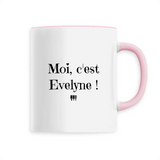 Mug - Moi c'est Evelyne - 6 Coloris - Cadeau Original - Cadeau Personnalisable - Cadeaux-Positifs.com -Unique-Blanc-