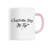 Mug - Charlotte, Psy au Top - 6 Coloris - Cadeau Original - Cadeau Personnalisable - Cadeaux-Positifs.com -Unique-Blanc-