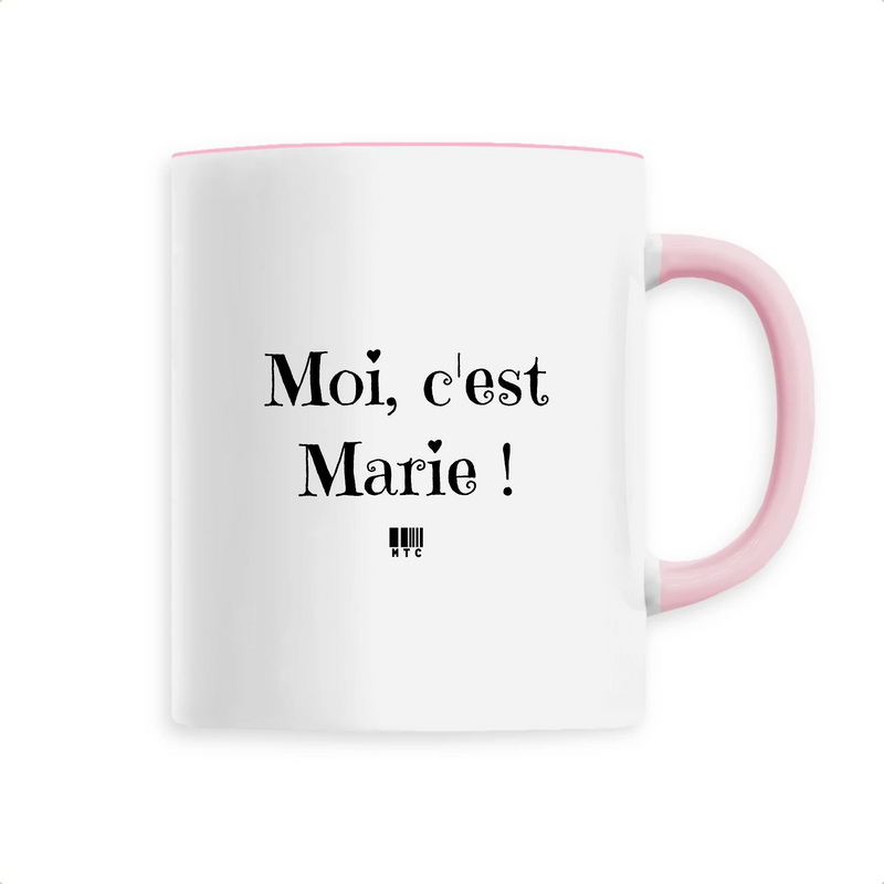 Cadeau anniversaire : Mug - Moi c'est Marie - 6 Coloris - Cadeau Original - Cadeau Personnalisable - Cadeaux-Positifs.com -Unique-Rose-