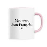 Mug - Moi c'est Jean-François - 6 Coloris - Cadeau Original personnalisé - Cadeau Personnalisable - Cadeaux-Positifs.com -Unique-Blanc-