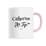 Mug - Catherine au Top - 6 Coloris - Cadeau Original - Cadeau Personnalisable - Cadeaux-Positifs.com -Unique-Rose-