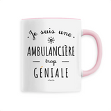 Mug - Une Ambulancière trop Géniale - 6 Coloris - Cadeau Original - Cadeau Personnalisable - Cadeaux-Positifs.com -Unique-Blanc-
