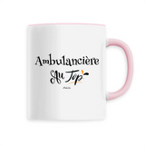 Mug - Ambulancière au Top - 6 Coloris - Cadeau Original - Cadeau Personnalisable - Cadeaux-Positifs.com -Unique-Blanc-