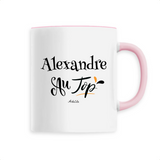 Mug - Alexandre au Top - 6 Coloris - Cadeau Original - Cadeau Personnalisable - Cadeaux-Positifs.com -Unique-Blanc-