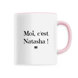 Mug - Moi c'est Natasha - 6 Coloris - Cadeau Original - Cadeau Personnalisable - Cadeaux-Positifs.com -Unique-Rose-
