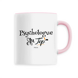 Mug - Psychologue au Top - 6 Coloris - Cadeau Original - Cadeau Personnalisable - Cadeaux-Positifs.com -Unique-Blanc-