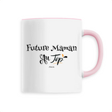 Mug - Future Maman au Top - 6 Coloris - Cadeau Original - Cadeau Personnalisable - Cadeaux-Positifs.com -Unique-Blanc-
