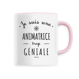 Mug - Une Animatrice trop Géniale - 6 Coloris - Cadeau Original - Cadeau Personnalisable - Cadeaux-Positifs.com -Unique-Rose-