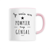Mug - Un Pompier trop Génial - 6 Coloris - Cadeau Original - Cadeau Personnalisable - Cadeaux-Positifs.com -Unique-Blanc-
