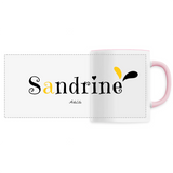 Mug - Sandrine - 6 Coloris - Cadeau Original - Cadeau Personnalisable - Cadeaux-Positifs.com -Unique-Blanc-