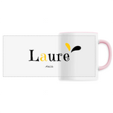Mug - Laure - 6 Coloris - Cadeau Original - Cadeau Personnalisable - Cadeaux-Positifs.com -Unique-Blanc-
