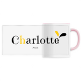 Mug - Charlotte - 6 Coloris - Cadeau Original - Cadeau Personnalisable - Cadeaux-Positifs.com -Unique-Blanc-
