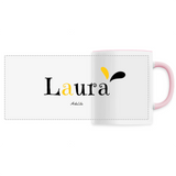 Mug - Laura - 6 Coloris - Cadeau Original - Cadeau Personnalisable - Cadeaux-Positifs.com -Unique-Rose-