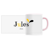 Mug - Jules - 6 Coloris - Cadeau Original - Cadeau Personnalisable - Cadeaux-Positifs.com -Unique-Blanc-