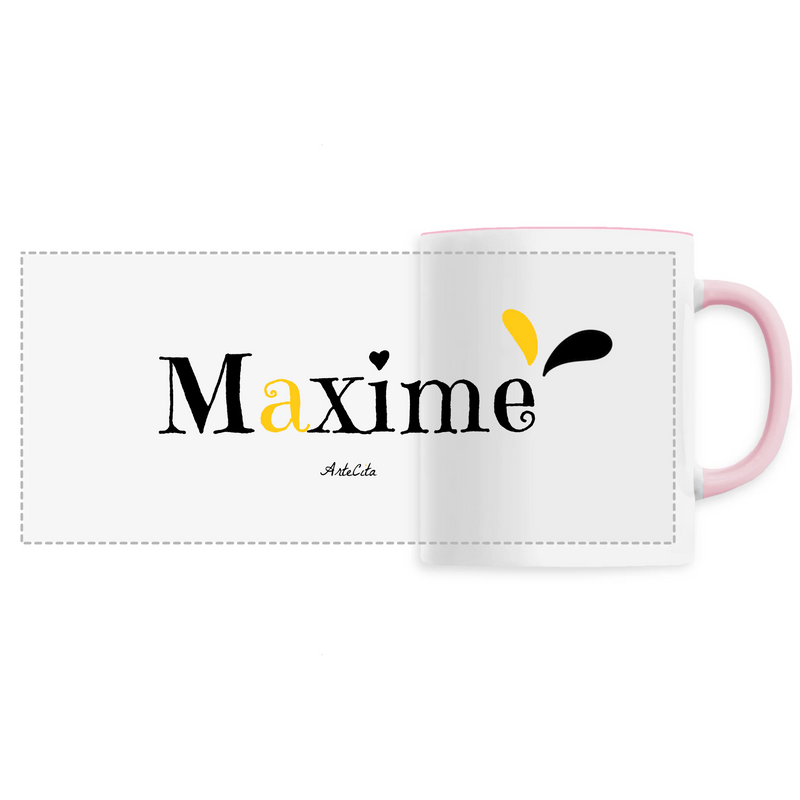 Cadeau anniversaire : Mug - Maxime - 6 Coloris - Cadeau Original - Cadeau Personnalisable - Cadeaux-Positifs.com -Unique-Rose-