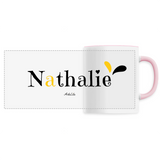 Mug - Nathalie - 6 Coloris - Cadeau Original - Cadeau Personnalisable - Cadeaux-Positifs.com -Unique-Blanc-