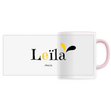Mug - Leïla - 6 Coloris - Cadeau Original - Cadeau Personnalisable - Cadeaux-Positifs.com -Unique-Blanc-