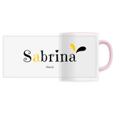 Mug - Sabrina - 6 Coloris - Cadeau Original - Cadeau Personnalisable - Cadeaux-Positifs.com -Unique-Blanc-