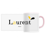 Mug - Laurent - 6 Coloris - Cadeau Original - Cadeau Personnalisable - Cadeaux-Positifs.com -Unique-Blanc-