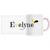 Mug - Evelyne - 6 Coloris - Cadeau Original - Cadeau Personnalisable - Cadeaux-Positifs.com -Unique-Blanc-