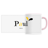 Mug - Paul - 6 Coloris - Cadeau Original - Cadeau Personnalisable - Cadeaux-Positifs.com -Unique-Blanc-