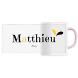 Mug - Matthieu - 6 Coloris - Cadeau Original - Cadeau Personnalisable - Cadeaux-Positifs.com -Unique-Rose-