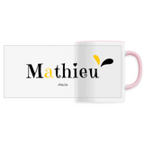 Mug - Mathieu - 6 Coloris - Cadeau Original - Cadeau Personnalisable - Cadeaux-Positifs.com -Unique-Blanc-