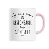 Mug - Une Responsable trop Géniale - 6 Coloris - Cadeau Original - Cadeau Personnalisable - Cadeaux-Positifs.com -Unique-Blanc-