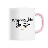 Mug - Responsable au Top - 6 Coloris - Cadeau Original - Cadeau Personnalisable - Cadeaux-Positifs.com -Unique-Rose-