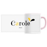 Mug - Carole - 6 Coloris - Cadeau Original - Cadeau Personnalisable - Cadeaux-Positifs.com -Unique-Blanc-