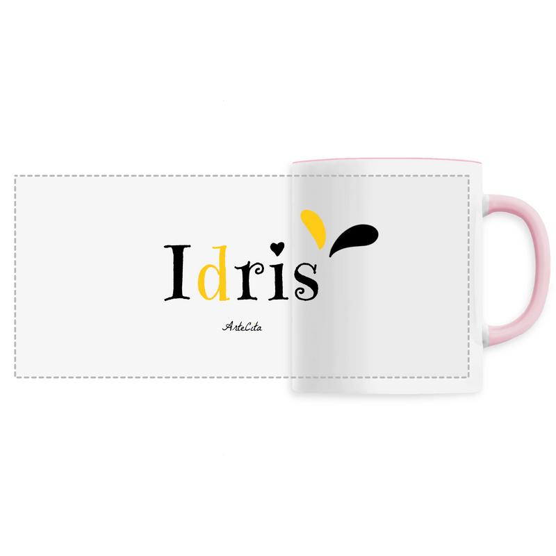 Cadeau anniversaire : Mug - Idris - 6 Coloris - Cadeau Original - Cadeau Personnalisable - Cadeaux-Positifs.com -Unique-Rose-
