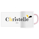 Mug - Christelle - 6 Coloris - Cadeau Original - Cadeau Personnalisable - Cadeaux-Positifs.com -Unique-Rose-