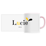 Mug - Lucie - 6 Coloris - Cadeau Original - Cadeau Personnalisable - Cadeaux-Positifs.com -Unique-Blanc-