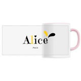 Mug - Alice - 6 Coloris - Cadeau Original - Cadeau Personnalisable - Cadeaux-Positifs.com -Unique-Blanc-