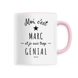 Mug - Marc est trop Génial - 6 Coloris - Cadeau Original - Cadeau Personnalisable - Cadeaux-Positifs.com -Unique-Blanc-