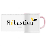 Mug - Sébastien - 6 Coloris - Cadeau Original - Cadeau Personnalisable - Cadeaux-Positifs.com -Unique-Blanc-