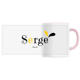 Mug - Serge - 6 Coloris - Cadeau Original - Cadeau Personnalisable - Cadeaux-Positifs.com -Unique-Blanc-