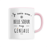 Mug - Une Belle Soeur trop Géniale - 6 Coloris - Cadeau Original - Cadeau Personnalisable - Cadeaux-Positifs.com -Unique-Blanc-