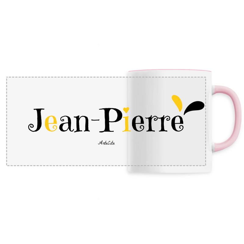 Cadeau anniversaire : Mug - Jean-Pierre - 6 Coloris - Cadeau Original - Cadeau Personnalisable - Cadeaux-Positifs.com -Unique-Rose-