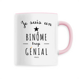 Mug - Un Binôme trop Génial - 6 Coloris - Cadeau Original - Cadeau Personnalisable - Cadeaux-Positifs.com -Unique-Blanc-