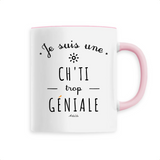 Mug - Une Ch'ti trop Géniale - 6 Coloris - Cadeau Original - Cadeau Personnalisable - Cadeaux-Positifs.com -Unique-Blanc-