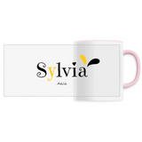 Mug - Sylvia - 6 Coloris - Cadeau Original - Cadeau Personnalisable - Cadeaux-Positifs.com -Unique-Rose-